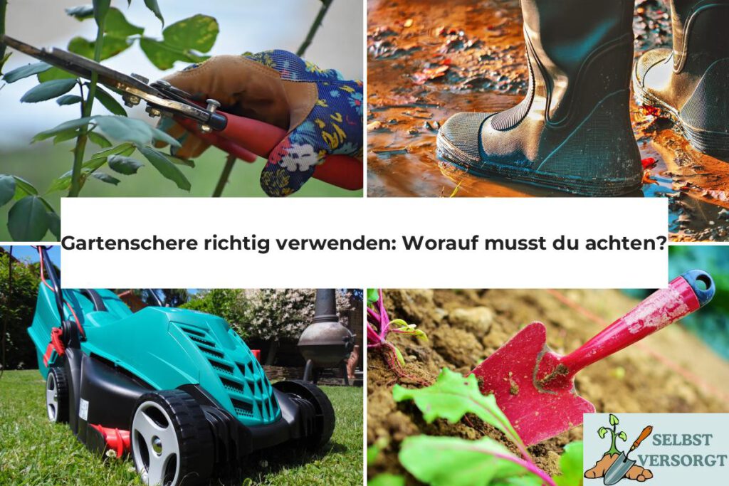 Gartenschere richtig verwenden