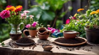 kaffee im garten tipps fuer genussvolles gaertnern und die richtige verwendung von kaffeesatz